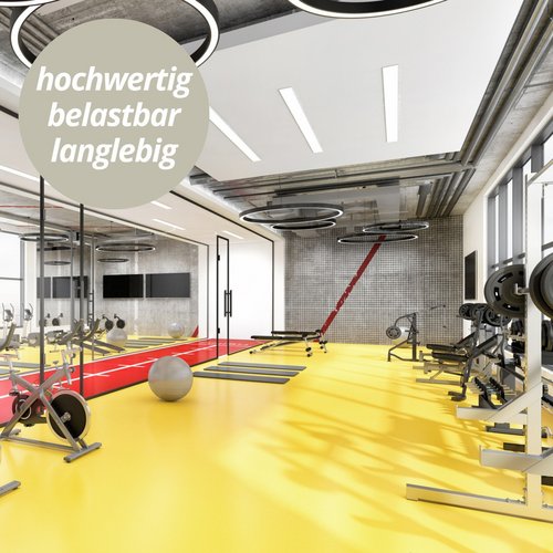 Vielfältig im Design - endlos in der Gestaltung!🏋️‍♂️⚽🥋⚗
Unser Linoleum ist ein hochwertiger, sehr strapazierfähiger und...